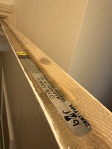 Fire door inspection care homes - Performance label
