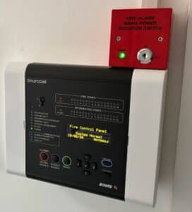 Fire alarm systems installed in a business premises